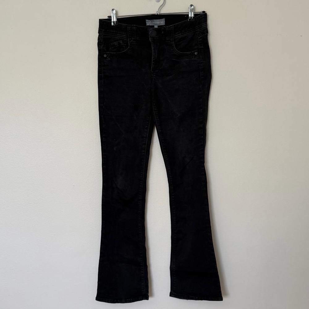 Wit & Wisdom Black Slim Bootcut Jeans